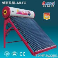 integrated unpressurized solar water heater