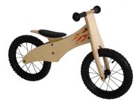 wooden bike flame