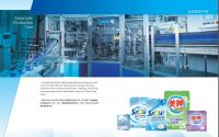 low foam box packing laundry washing powder factory