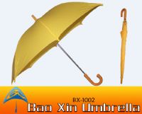 yellow straight umbrella