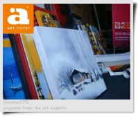 Construction oil painting, Scenery oil painting, Fiction oil painting