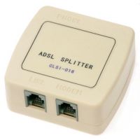 ADSL splitter over ISDN