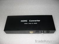 Component+VGA to HDMI converter