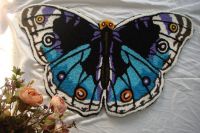 Butterfly-shape Handmade Carpet/art Rug