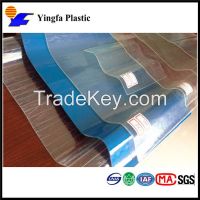 Plastic sheets for greenhouse translucent PVC roof tile From China