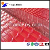 good quality pvc plastic sheet red roofing shingles plastic building materials