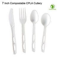 7 Inch Compostable CPLA cutlery