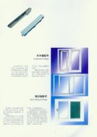 the  plastic fittings of window