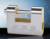 Lock Armoured Rectangle-shaped Padlock