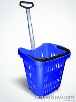 Rolling Shopping Basket