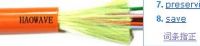 distribution fiber optic cable  GJFJV(Y)