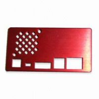 Stamped Front Cover Case With Red