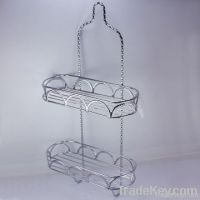 Chrome shower caddy