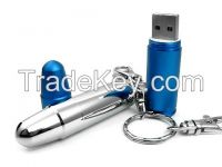 Bullet shape USB flash drive