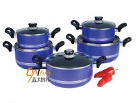 10PCS ALUMINIUM NON-STICK COOKWARE SET
