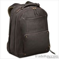 Black Leather Backpack