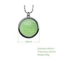 Energy Health Bio Disc Chi Pendant Necklace Apha spin Chi necklace