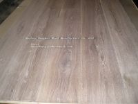 Oak multilayer engineered flooring smoked &amp; white oiled