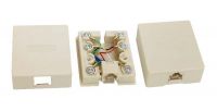 8P8C single port Connection Box RJ45 surface mount box