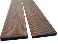 Outdoor strandwoven bamboo flooring