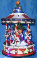 Christmas Musical Merry Go Around