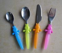 Plastic handle cutlery From China