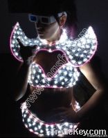 LED Robot costume, EL Wire costume, David guetta robot suit,