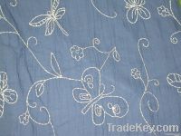 100% cotton embroidered fabric