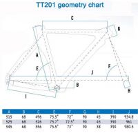 carbon time trial frame: TT201