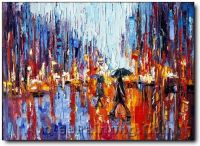 Wholesale 100% handmade Knife oil painting on Canvas