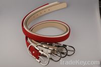 Elegant PU Belt with double buckle