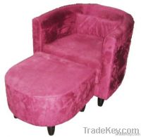 Fabric Ottoman Tub Chair