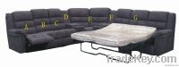 Synthetic Leather Corner Sofa Bed