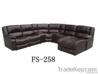 Synthetic Leather Incline Sofa Set