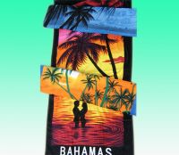 Velour Reactive Printed Beach Towel From China