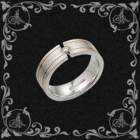 Sterling Silver Wedding Ring With Zirconia