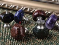 semiprecious stone knobs