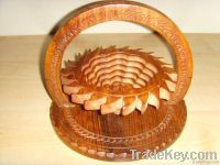 Wooden Folding Basket