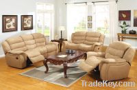 microfiber fabric recliner sofa set