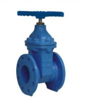 Non riseing stem resilient soft sealed gate valve