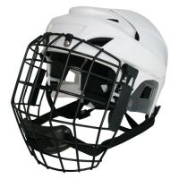 ice hockey helmet...