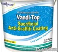 VandlTop Sacrificial Anti-Graffiti Coating -Hot Water Graffiti Removal