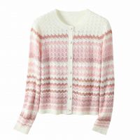 2026 Lady's Woollen Sweater blended lurex yarn