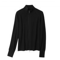 2026 Lady's Woollen Sweater Solid-color knitted coat