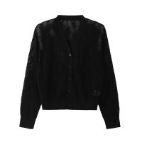 2026 Lady's Woollen Sweater Knitted mesh pattern