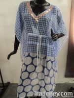 printed chiffon kaftans for womens