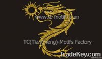 Hot Fix Motif Dragon Design