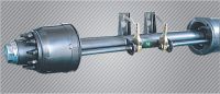 Low-loader trailer axle
