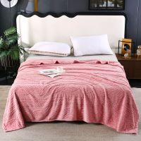 Super Soft lightweight Jacquard Sherpa Blanket Cozy Plush Fleece Blanket for Couch Sofa Bed for All Season