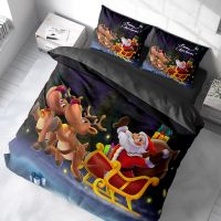 Customized 3D Digital Printed Microfiber Christmas